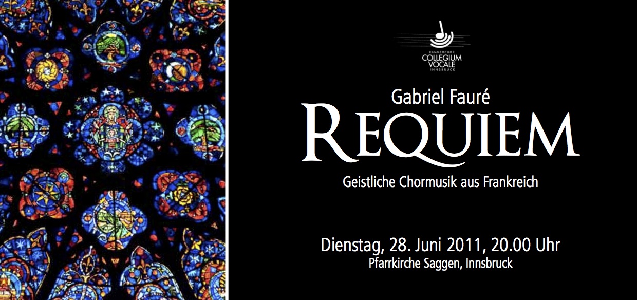 Einladung Fauré-Requiem